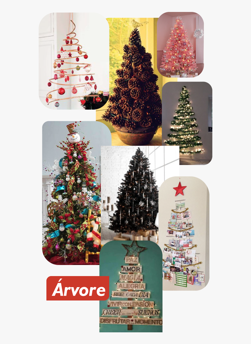 Transparent Arvore De Natal Png - Pink Christmas Tree, Png Download