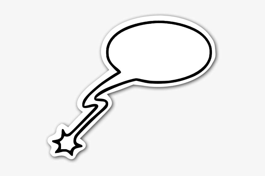Pow Pow Bubble Sticker - Balon Kata, HD Png Download