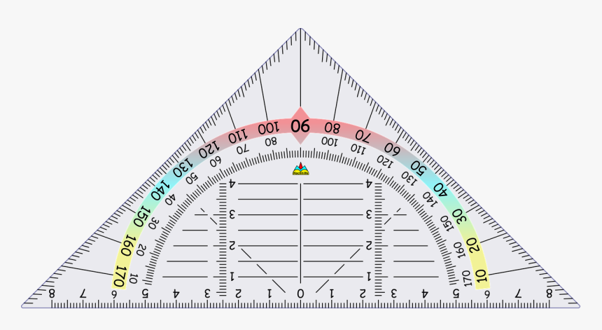 Triangular Protractor, HD Png Download