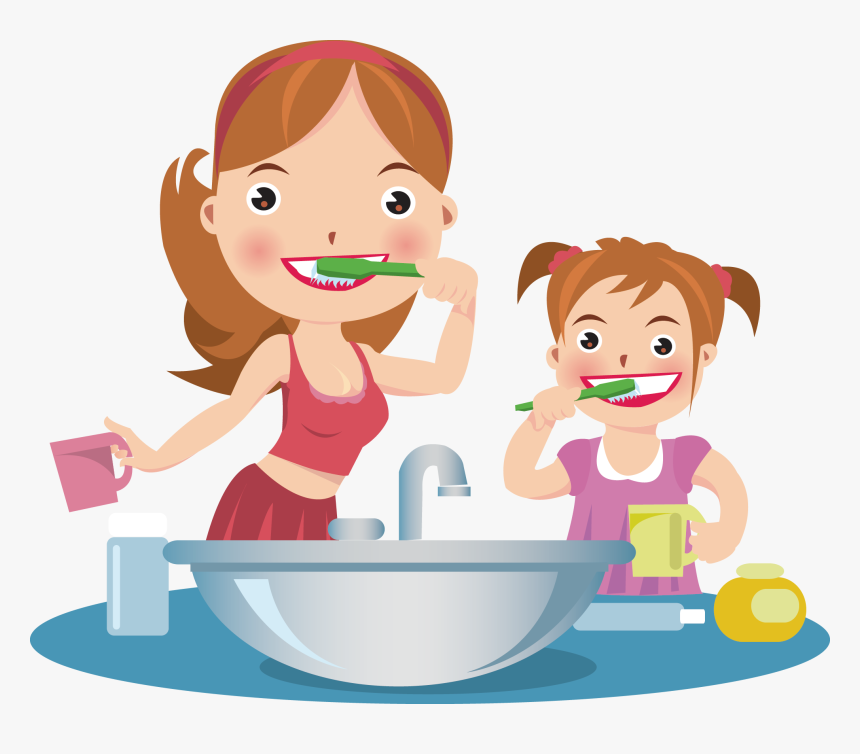 Clip Art Pictures Of Brushing Teeth - Modeling Nell Autismo, HD Png Download