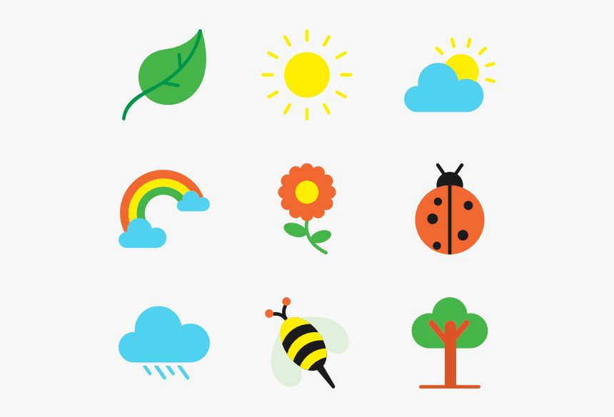 Spring Icons, HD Png Download