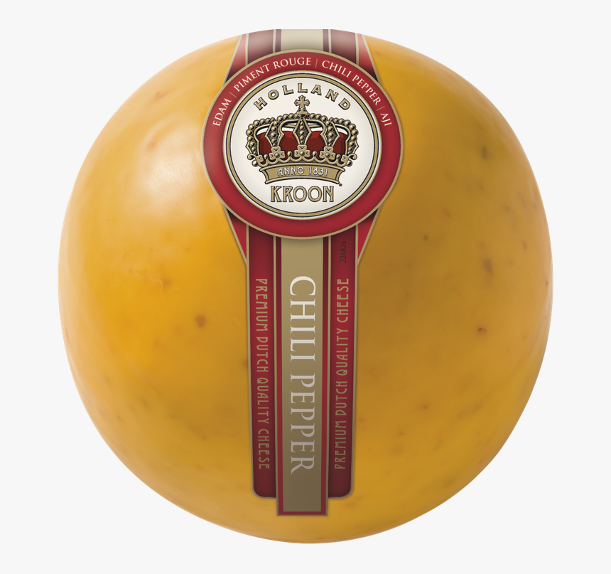 Kroon Edam With Chili Pepper - Cheese, HD Png Download