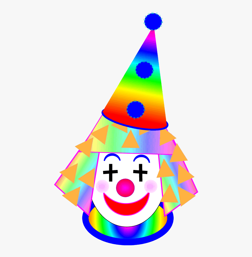 Image Of Clown Face Clipart - Happy Clip Art Clown Face, HD Png Download