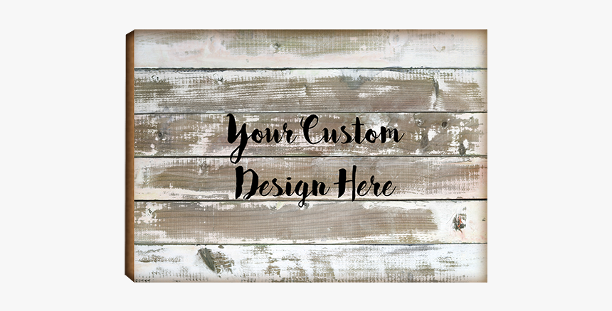 Landscape Your Design Here Custom Wood Panel Sign 
 - Wood, HD Png Download