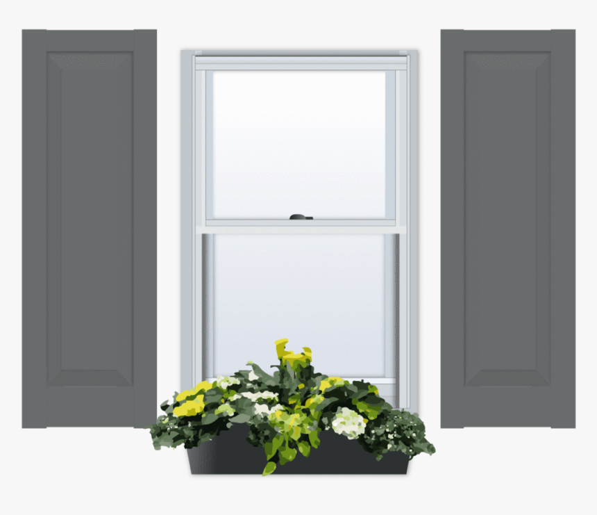 Shaker Style Vinyl Shutters, HD Png Download