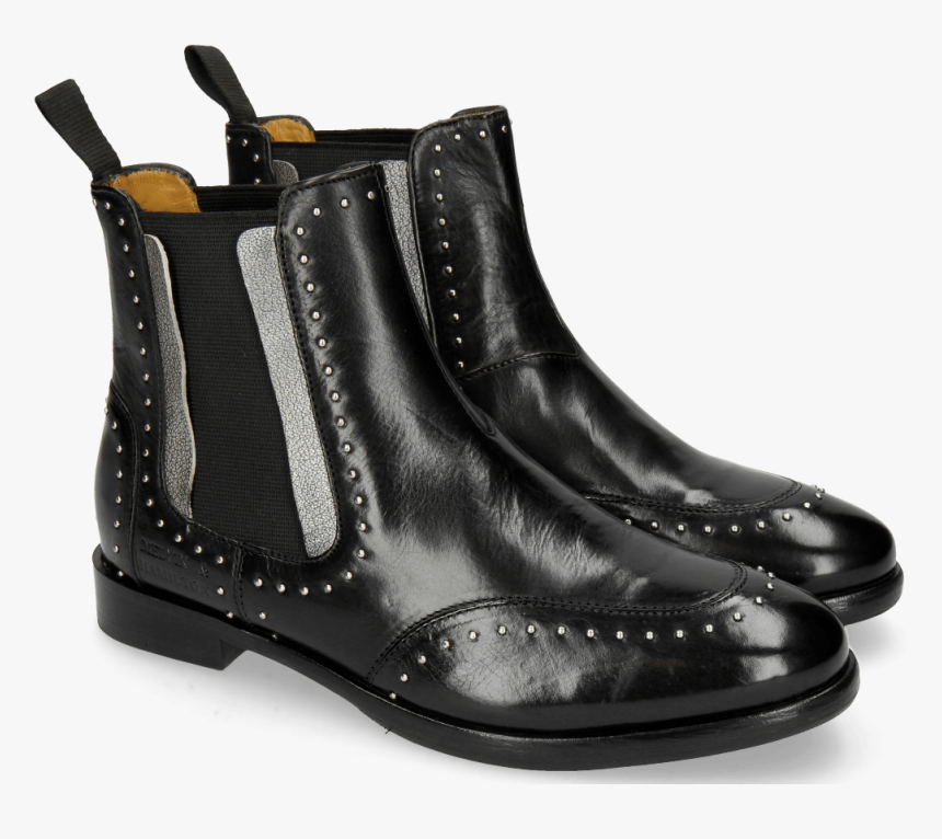 Ankle Boots Daisy 4 Black Rivets - Zielone Botki Skorzane, HD Png Download