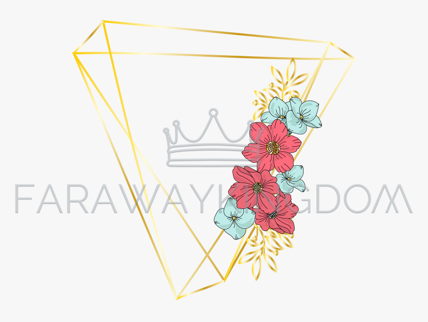Triangulo Floral, HD Png Download