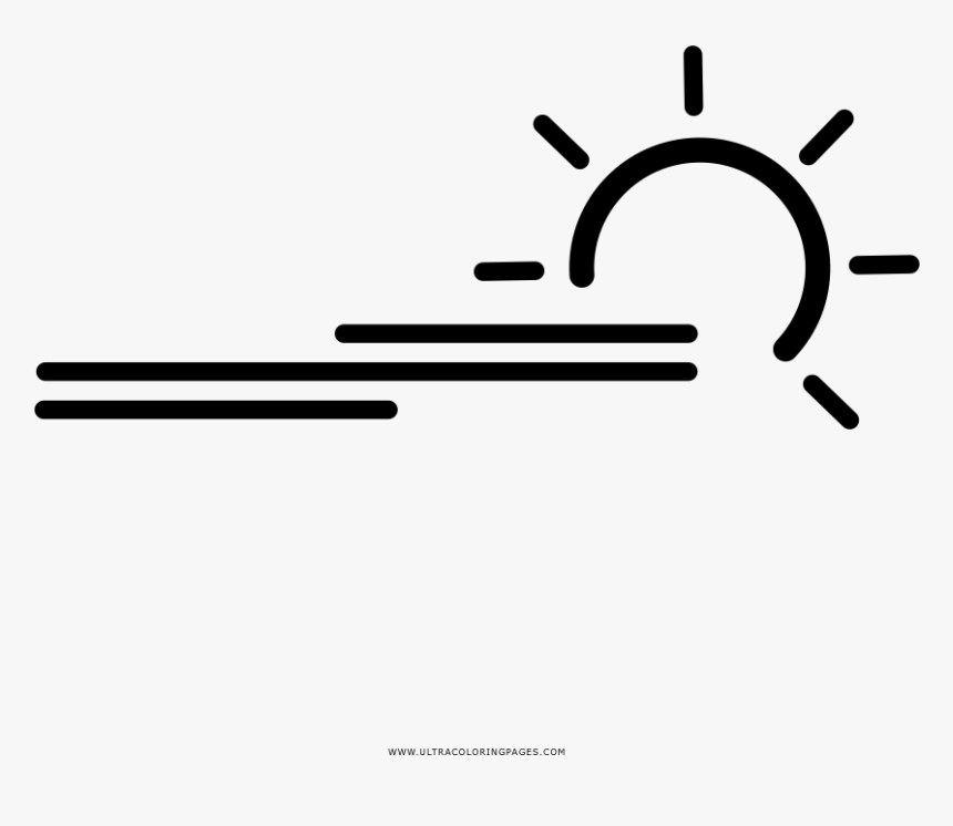 Neblina Do Dia Coloring Page - Desenho Para Colorir Neblina, HD Png Download