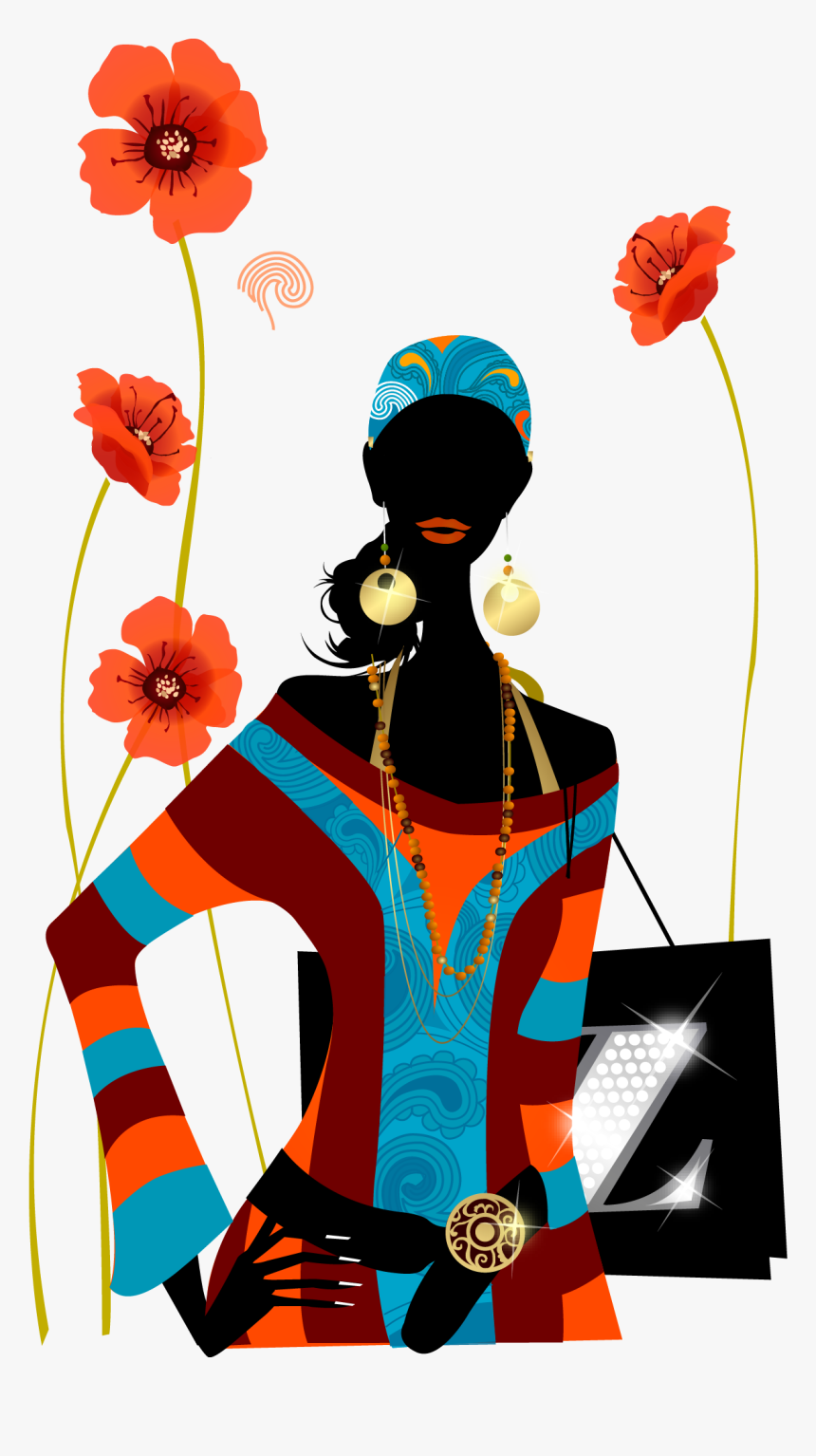Business Abstract Wedding Design Invitation Clothing - Fashionista Vector, HD Png Download