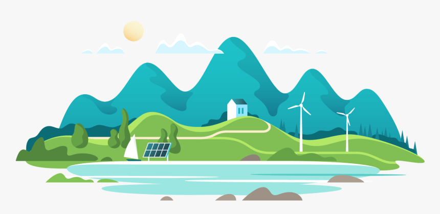 Green Energy Illustration, HD Png Download
