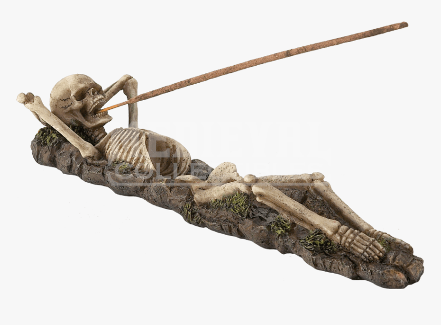 Transparent Piping Incense Burner - Skull Incense Stick Holder, HD Png Download