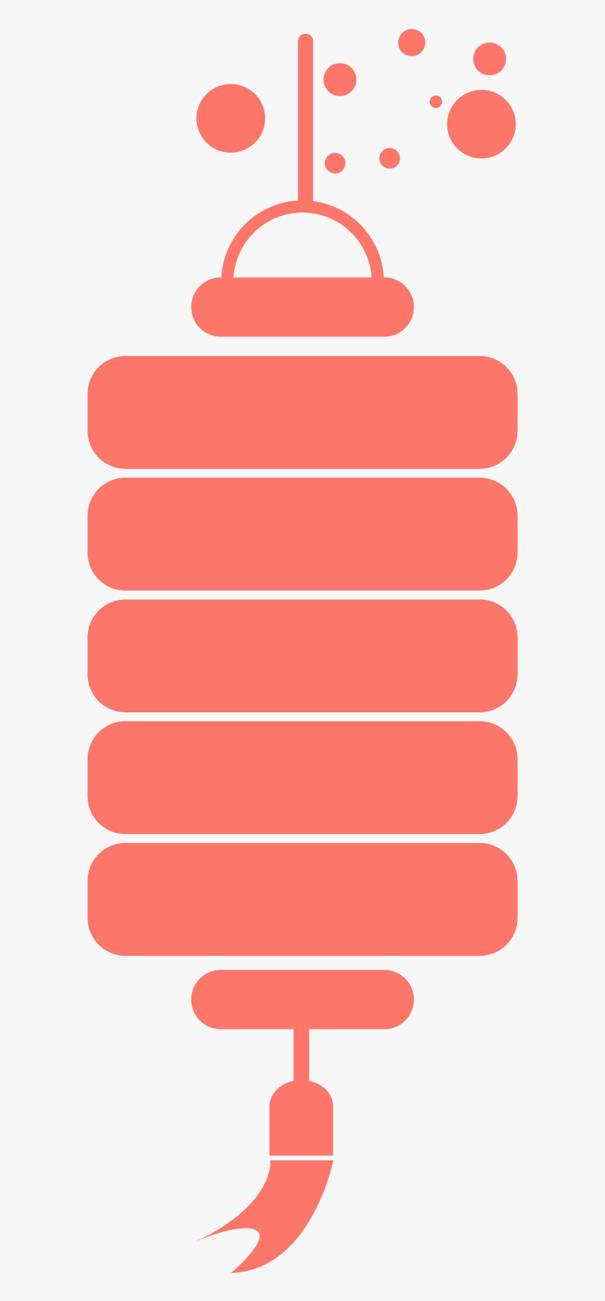 New Year Grilles Coral Orange Lanterns Png And Vector - Skateboard Deck, Transparent Png