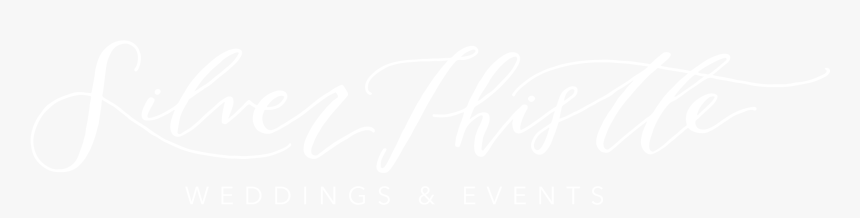 Silver Thistle / Weddings Events - Calligraphy, HD Png Download