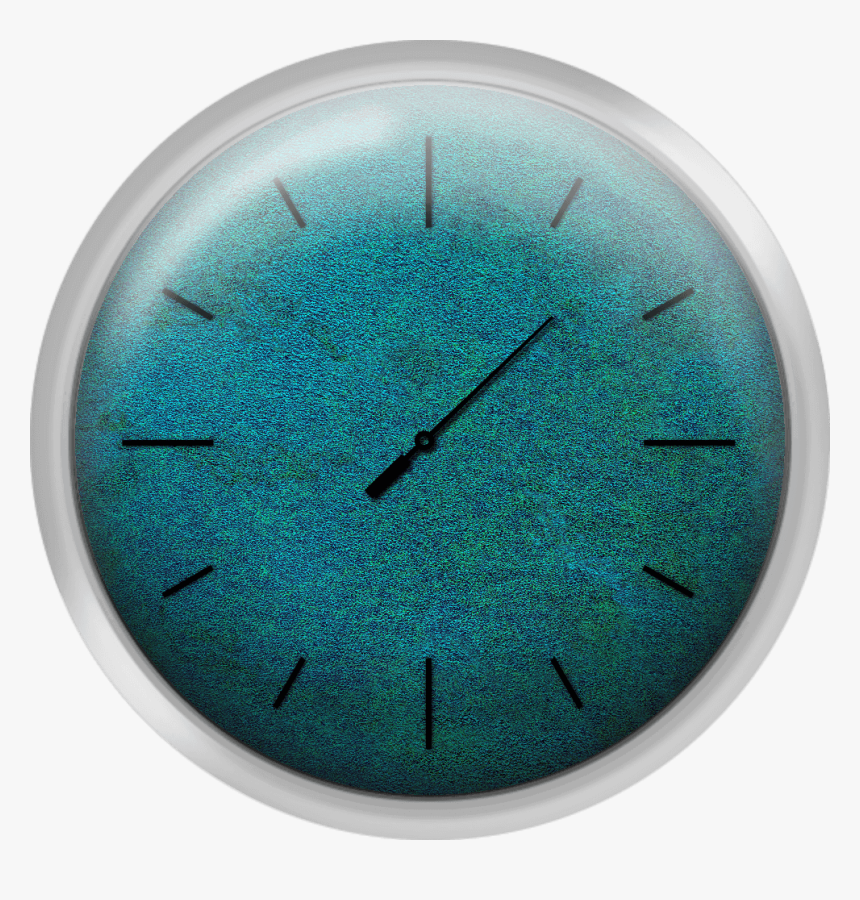 High Resolution Seamless Emerald Green Cowhide Grunge - Wall Clock, HD Png Download