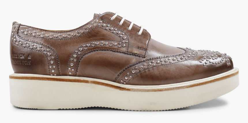 Derby Shoes Molly 1 Crust Pale Lila Rivets Xl Ginger - Sneakers, HD Png Download