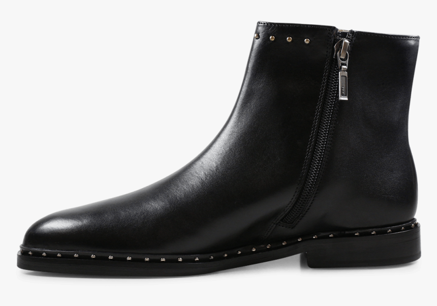 Ankle Boots Susan 47 Crust Black Rivets Nickel Hrs - Work Boots, HD Png Download