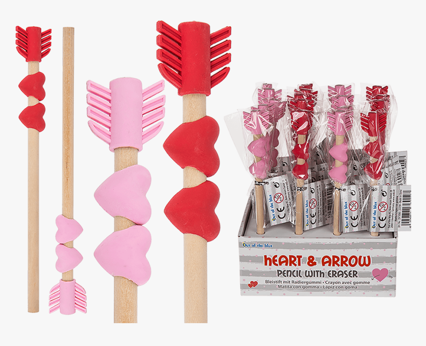 Pencil With Eraser - Rose, HD Png Download