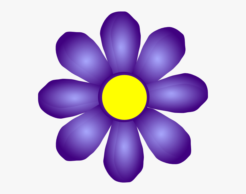 Blue Flower Clipart, HD Png Download