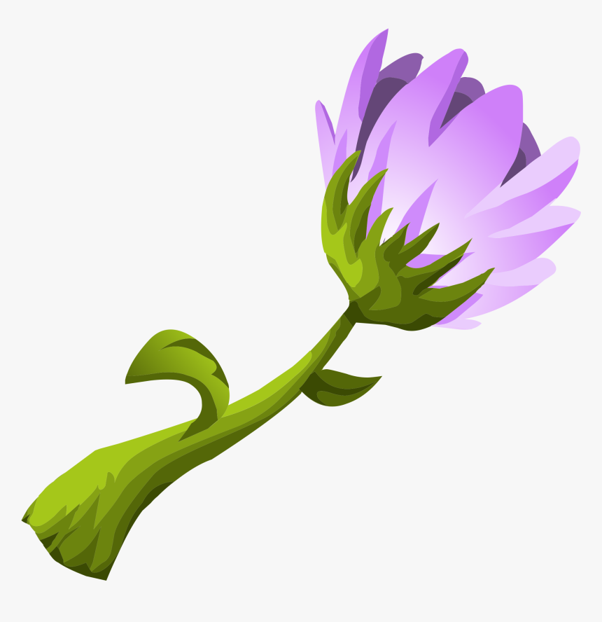 Herbs Purple Flower Clip Arts - ดอกไม้ เคลื่อนไหว, HD Png Download