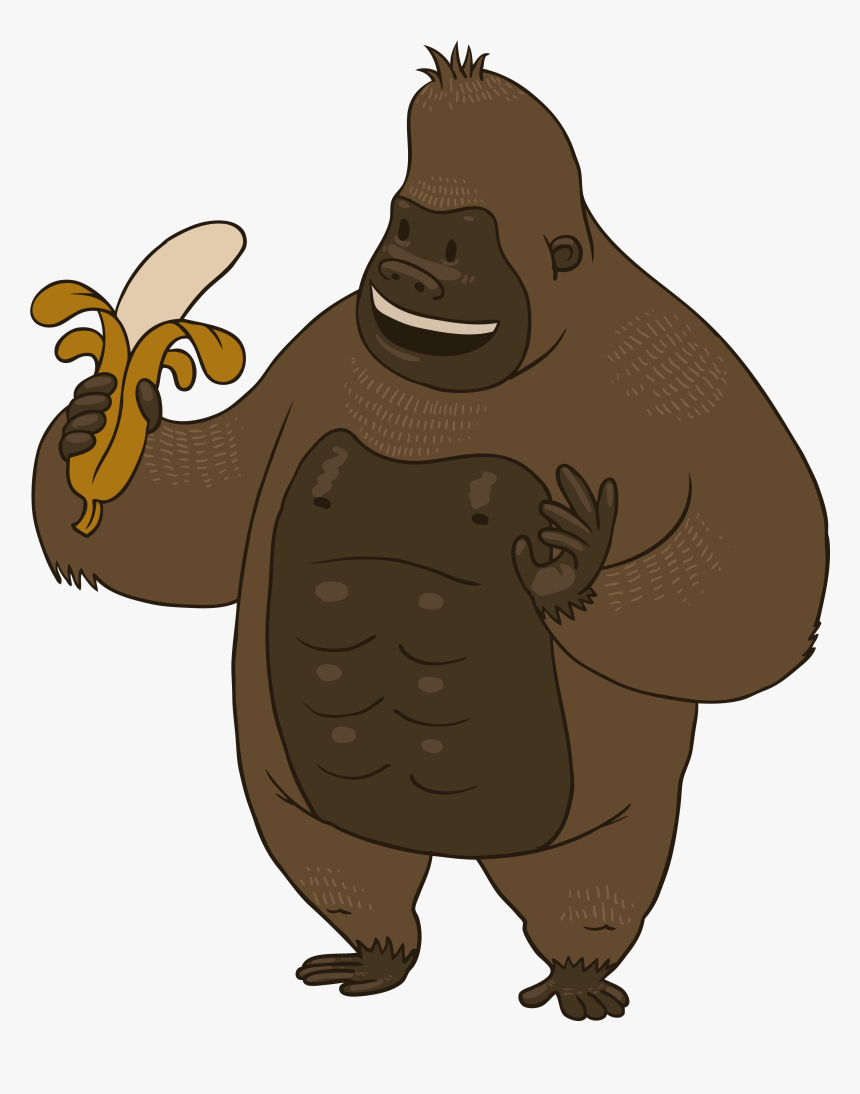 August Hubaisms Bloopers Deleted Director S - Di Gorilla Dei Cartoni, HD Png Download