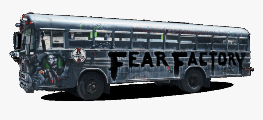 Fear Factory Bus - Fear Factory Zombie Bus, HD Png Download