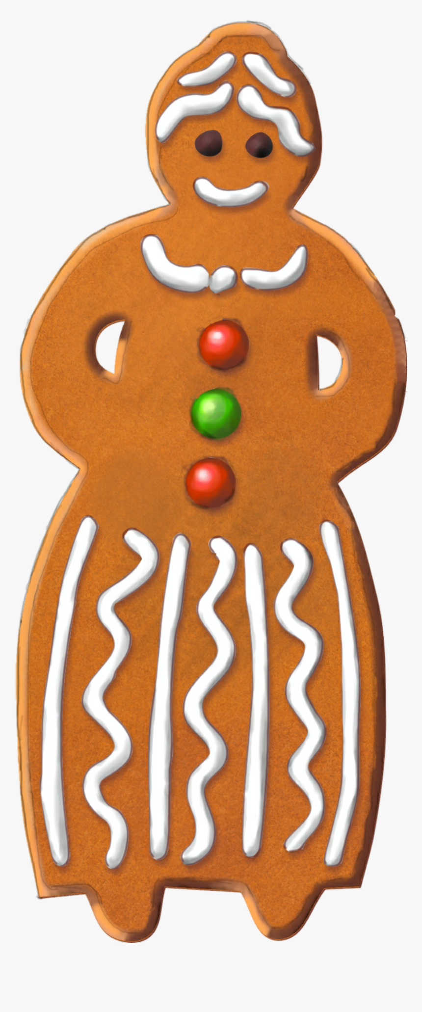 Transparent Background Gingerbread Woman Png, Png Download