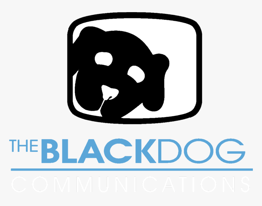 Blackdog-communications Logo All Blue With Bar, HD Png Download