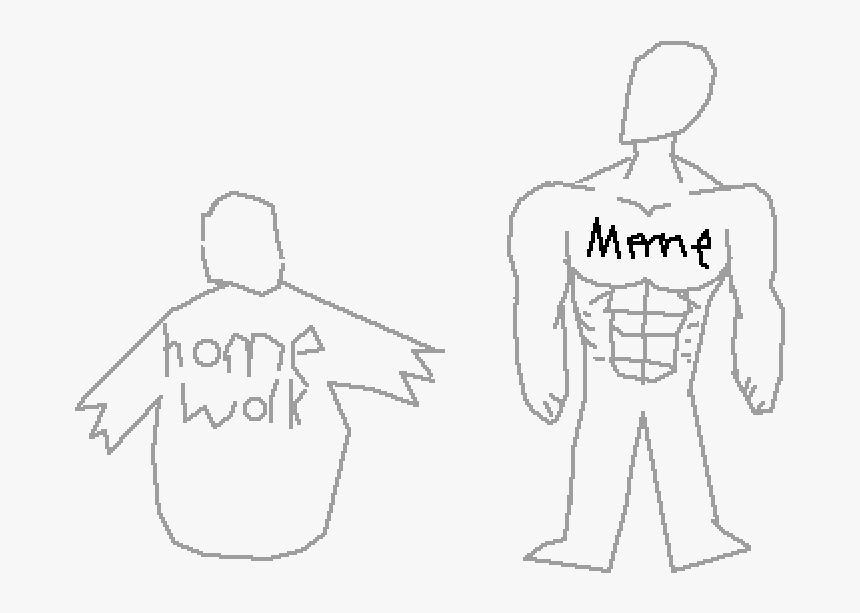 Transparent Angry Meme Png - Sketch, Png Download