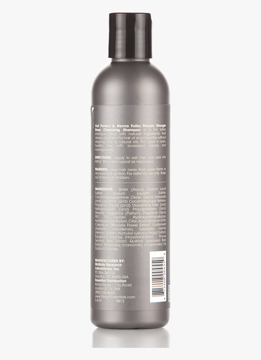 Oat Protein Henna Cleansing Shampoo 8oz - Cosmetics, HD Png Download
