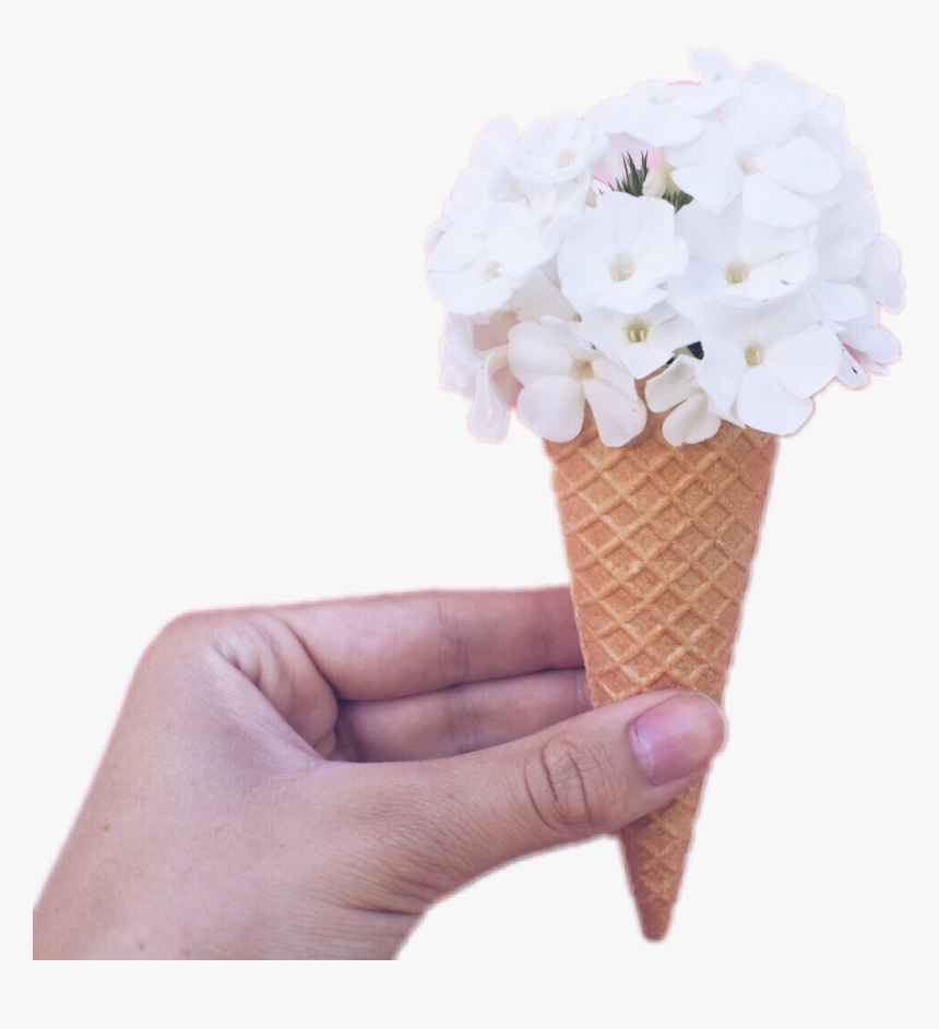 Icecream Icecreamcone Flowers, HD Png Download