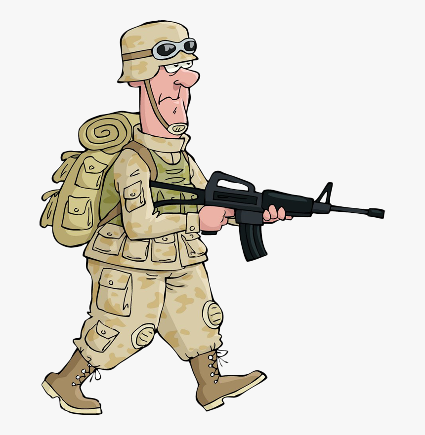 Image Library Cartoon Royalty Free Royaltyfree Transprent - Cartoon Soldiers Transparent Background, HD Png Download