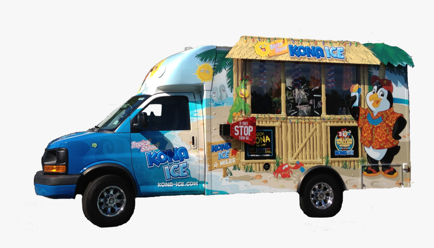 Kona Hawaiian Style Shaved Ice Truck, HD Png Download