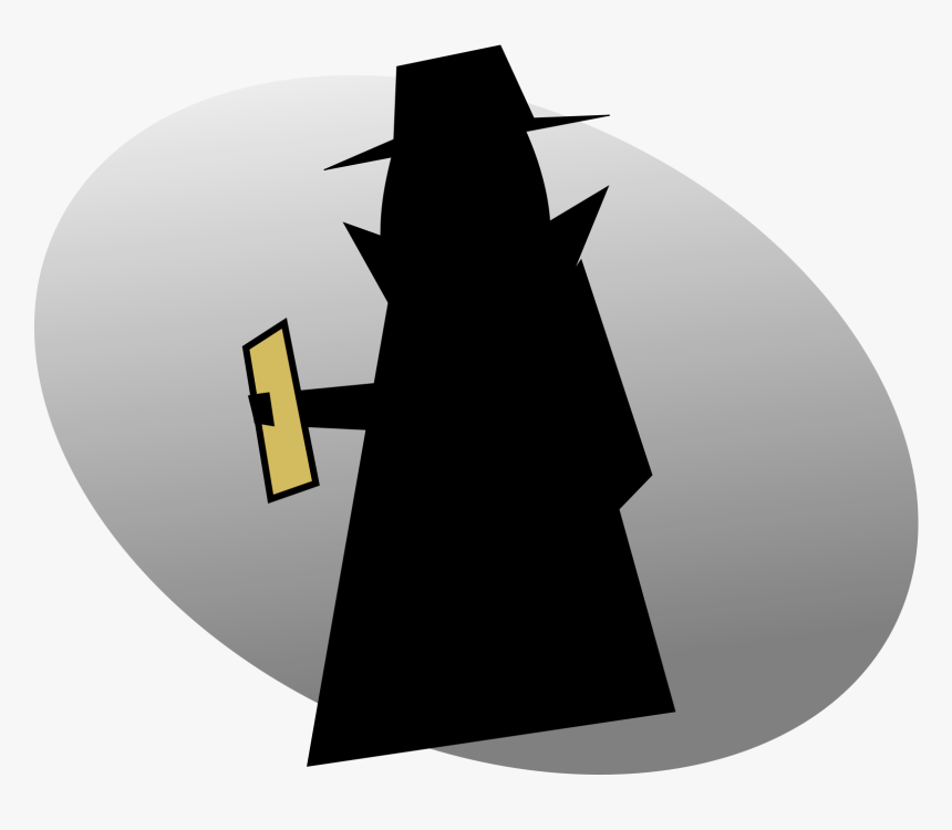 2000px-spy Silhouette Document - Spy Silhouette, HD Png Download