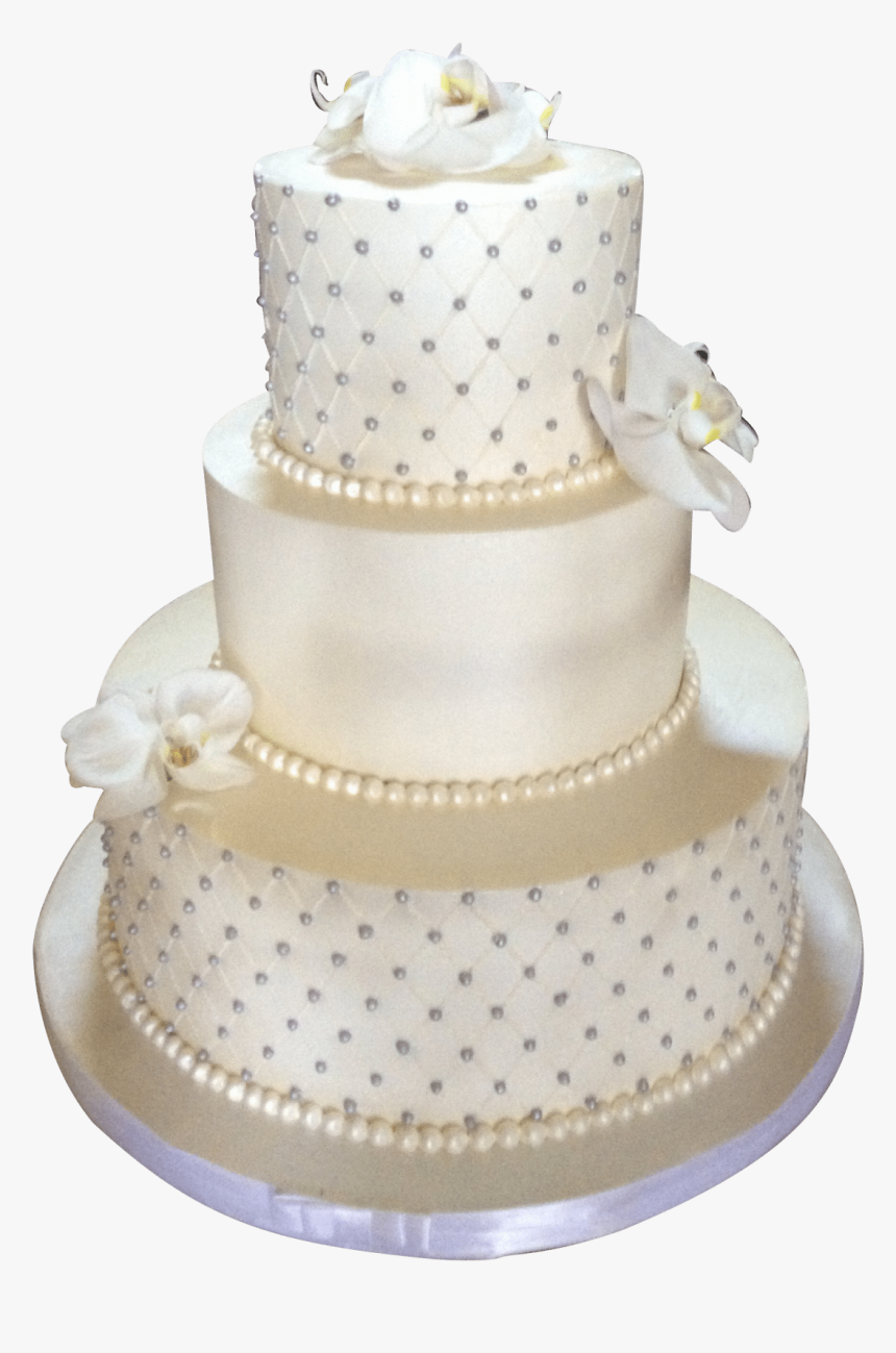 Pearls On Wedding Cake, HD Png Download