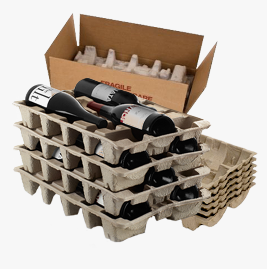 Transparent Wine Spill Png - Corrugated Wine Shipper, Png Download