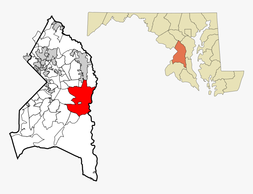Prince George's County Outline, HD Png Download