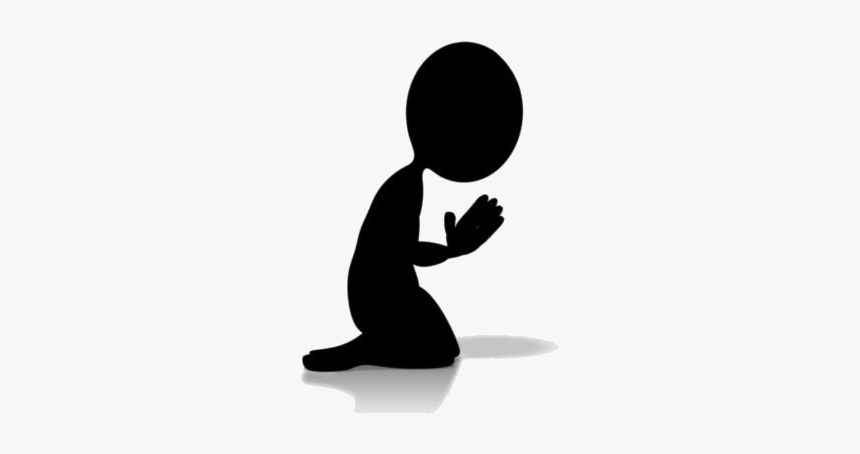 Prayer Png Transparent Images - Silhouette, Png Download