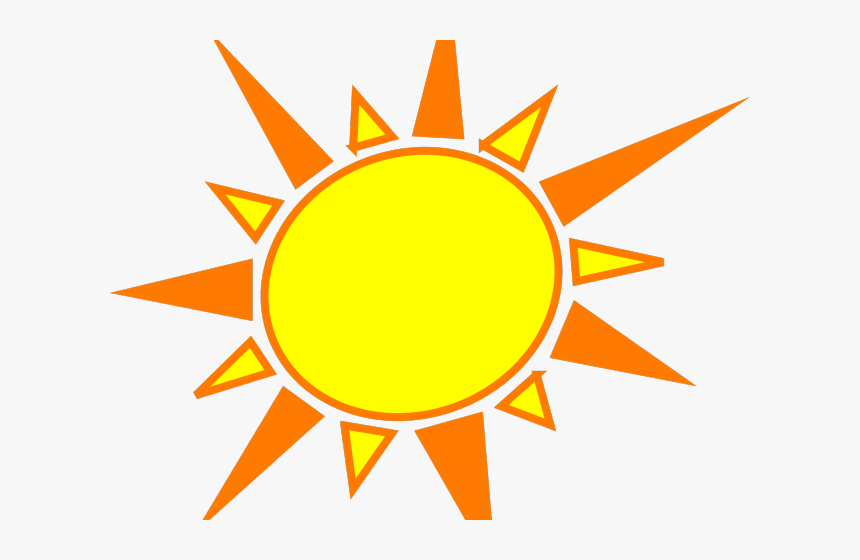 Inspirational Clipart Sunlight - Yellow And Orange Sun, HD Png Download