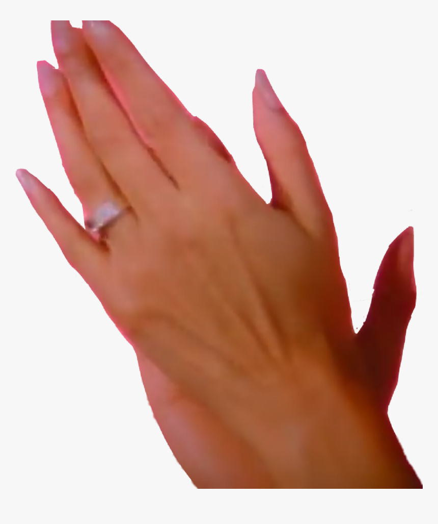 #hands #nails #pink #80s #aesthetic #clap - Thumb, HD Png Download