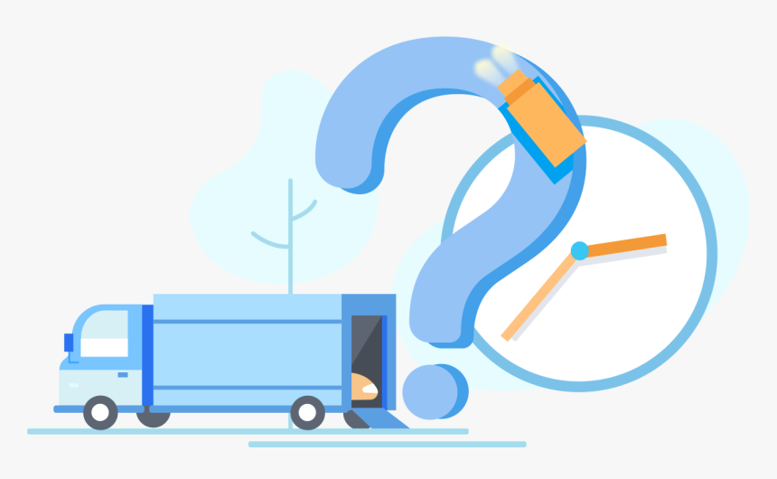 Transparent Free Shipping Truck Png, Png Download