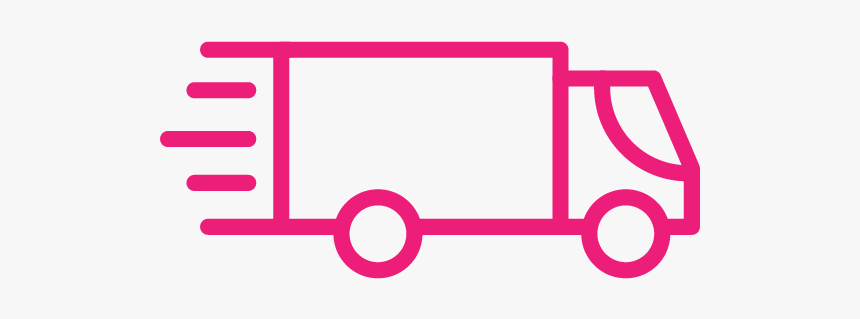 Shipping Icon Pink Truck, HD Png Download