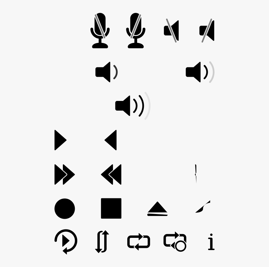 Media Controls, HD Png Download