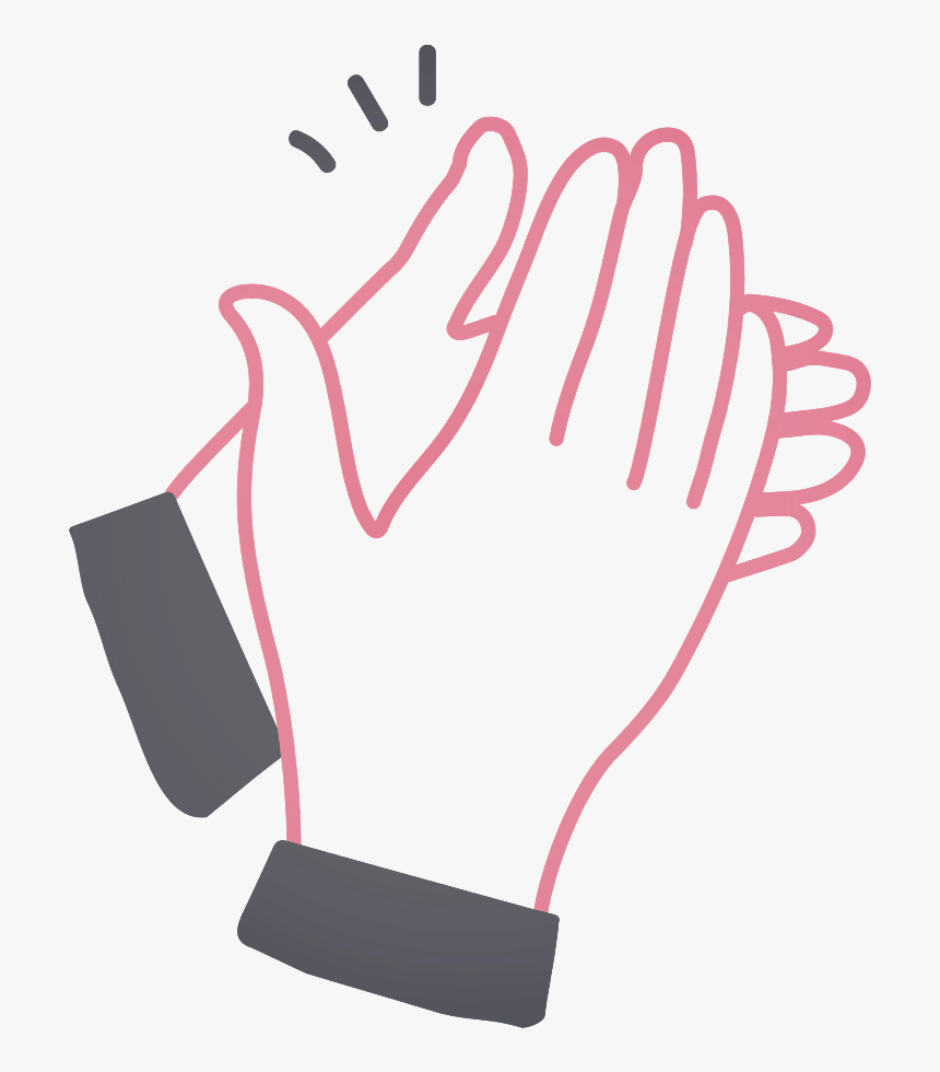 #hands #clapping #freetoedit - Illustration, HD Png Download
