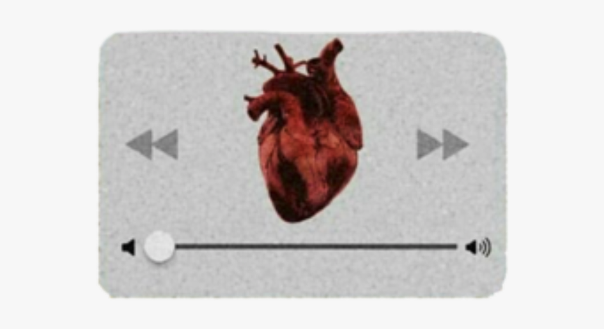 #play #pause #tumblr #heart #freetoedit - Wallpaper, HD Png Download