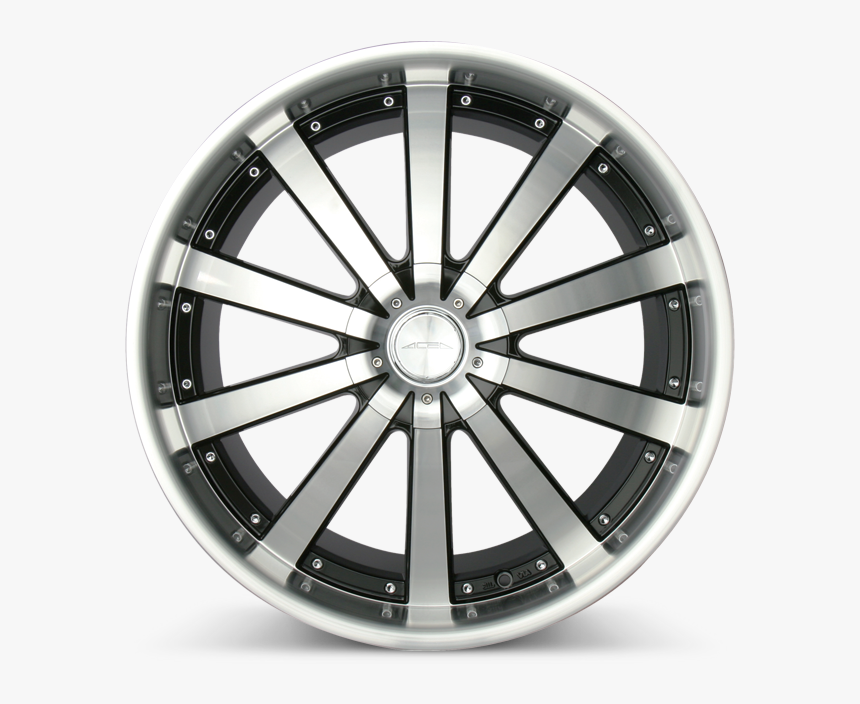 Executive C853 Black With Machined Face/lip Wheels - Roda Do Vectra Elite, HD Png Download