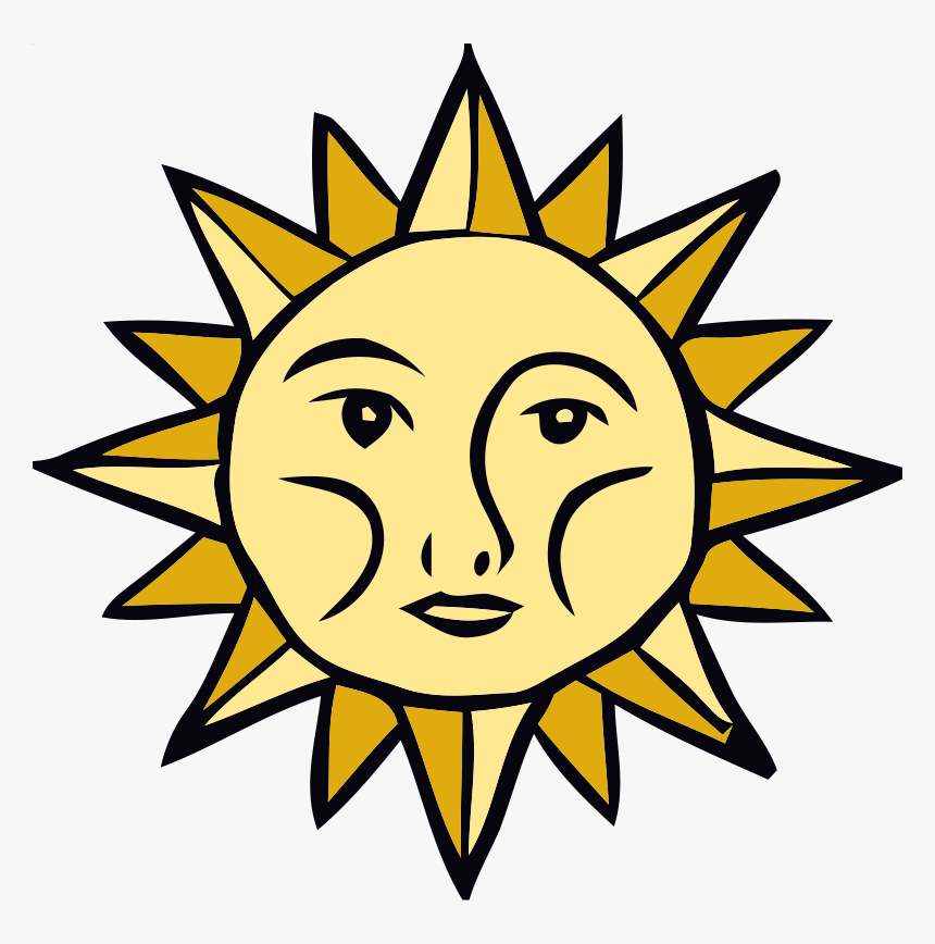 Free Clip Art Of The Sun - Federation Of Young European Greens, HD Png Download