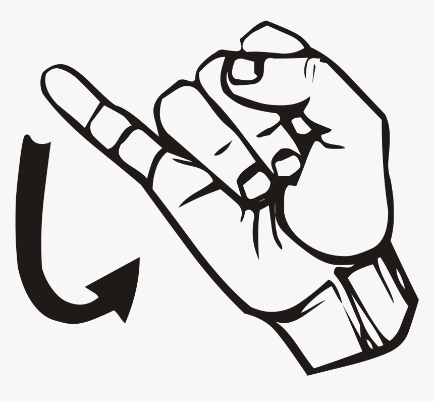 Letter J In Asl, HD Png Download