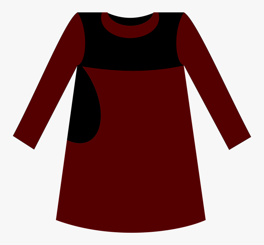 Red Blouse, Dress, Muslim, Fashion - Day Dress, HD Png Download