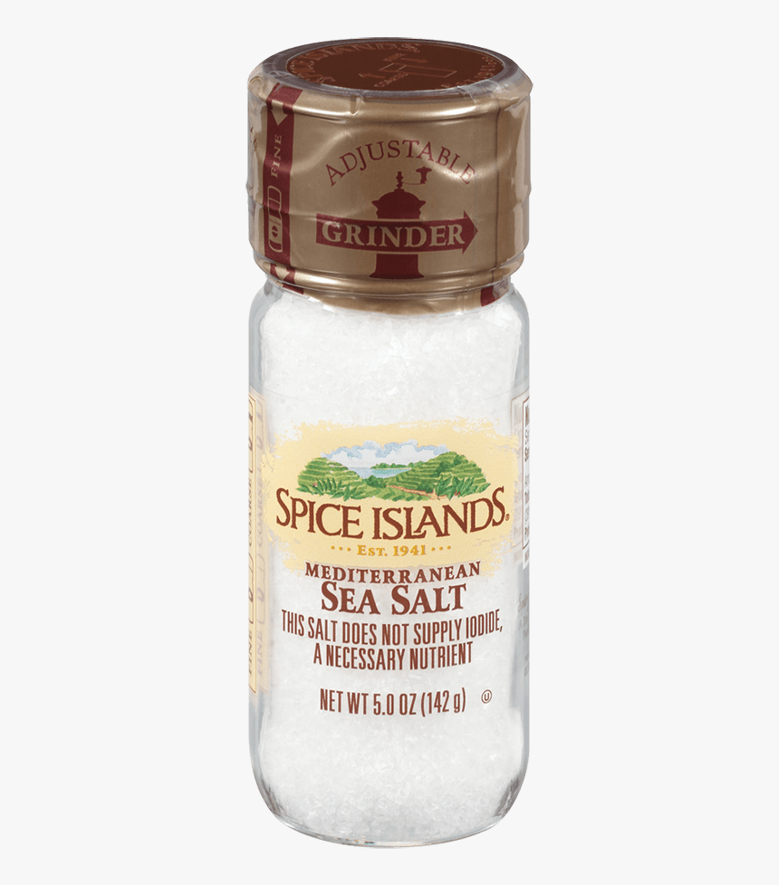 Image Of Sea Salt Adjustable Grinder - Bottle, HD Png Download