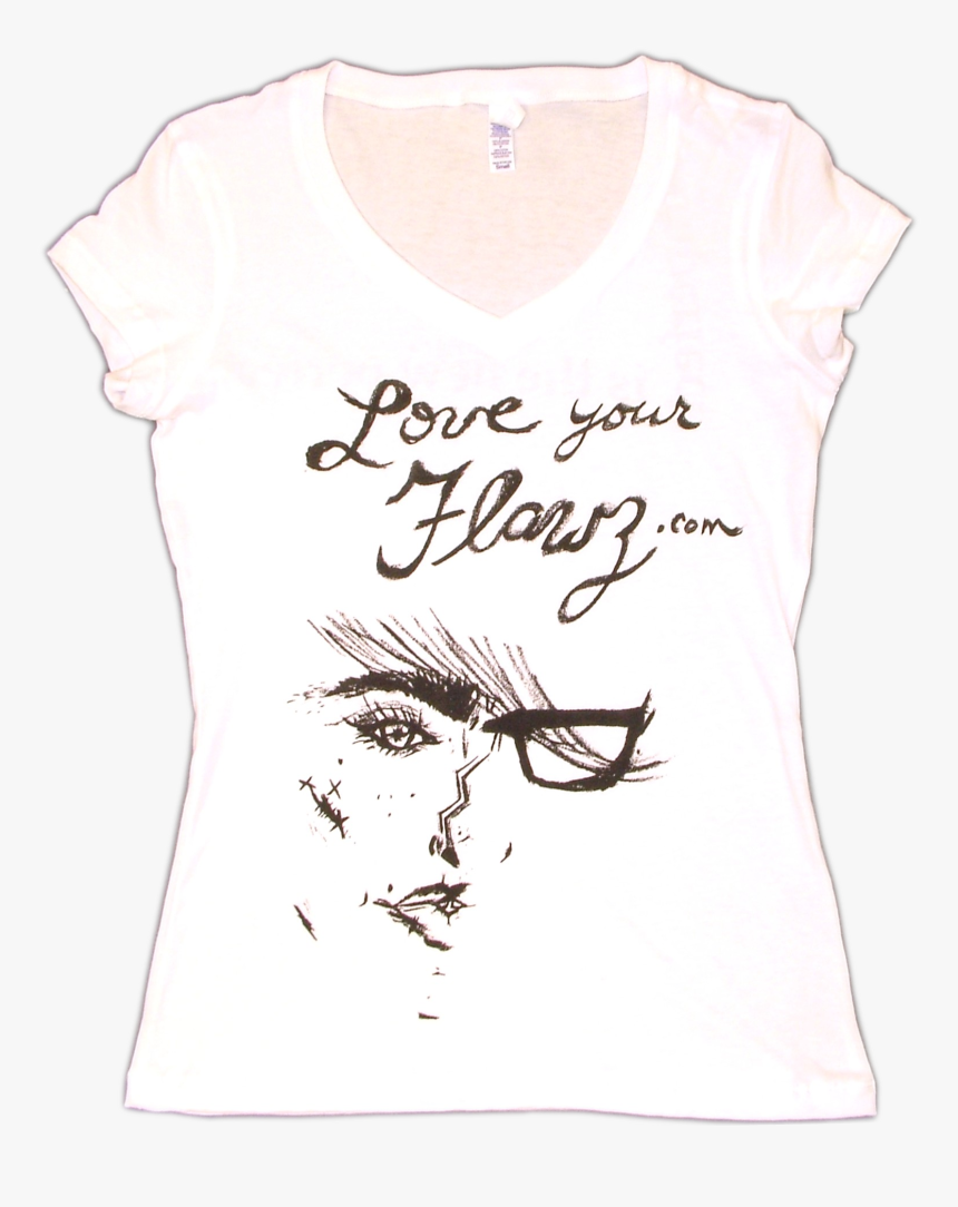 Caitlin Crosby Ladies White Tee - Active Shirt, HD Png Download